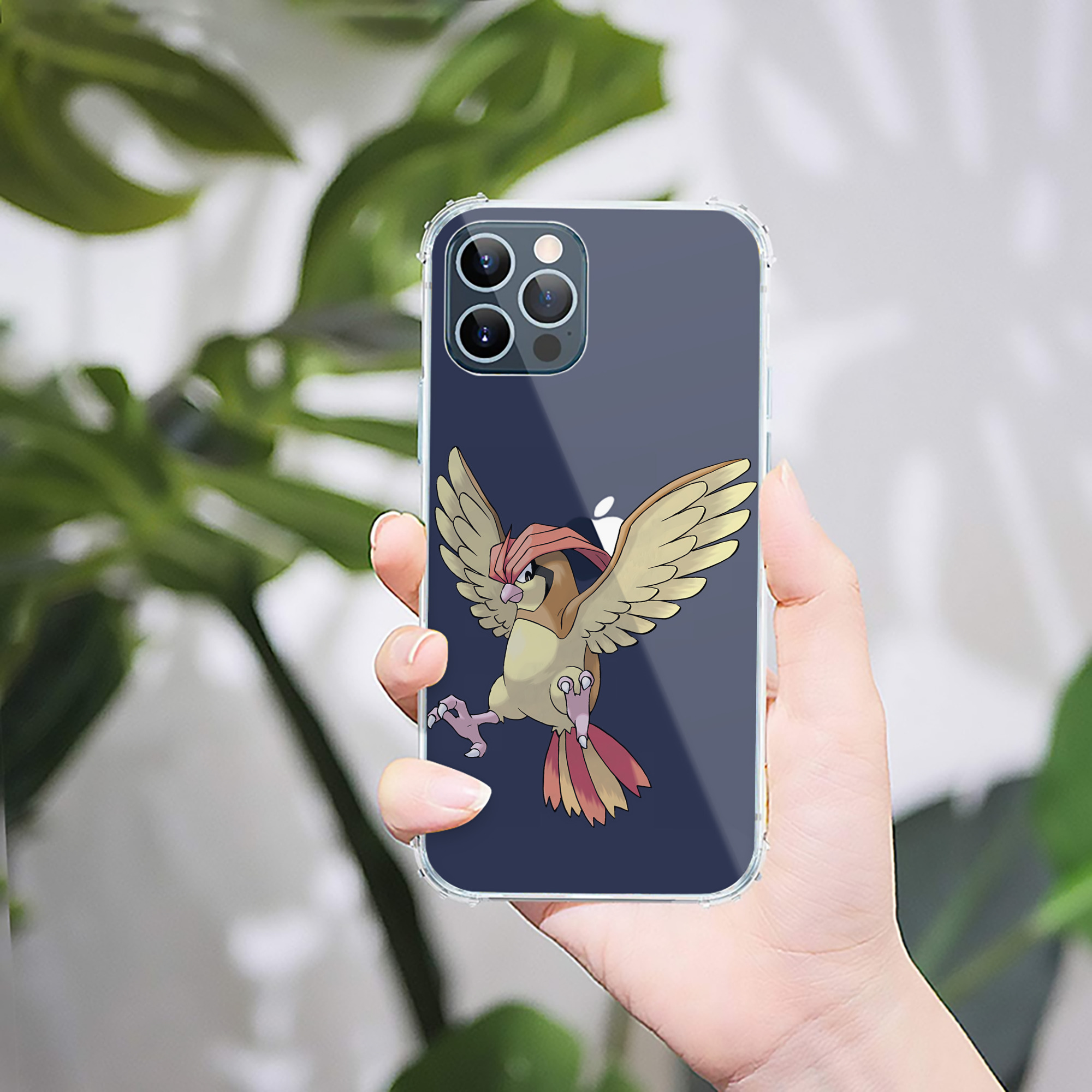 （画像用） ポケットモンスター Pokémon 【iPhone 12シリーズ対応】透明スマホケース（クリアソフトケース）